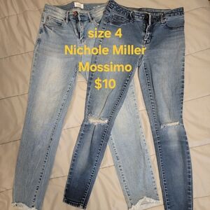 Two size 4 jeans